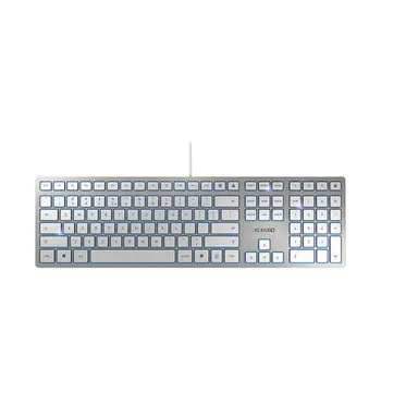 Cherry Americas KC 6000 WHITE/SILVER USB US Intl 104+6 Key Layout, image 4