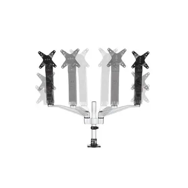 StarTech.com Save Space and Work in Comfort with This Premium Desk Mount Dual Monitor Arm, image 4
