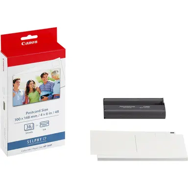 Canon USA Canon KP 36IP - Print Cartridge / Paper Kit - Photo Paper - 3.95 in X 5.83 in, image 4