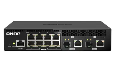 Qnap Rackmount Switch Management Switch 8 Port 2.5GBPS 2 Por