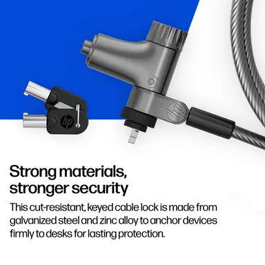 HP Universal Keyed Cable Lock, image 7
