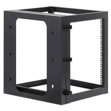 Intellinet 19 In. Wall Mount 4-Post Open Frame Network Rack, 12U, image 8