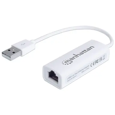 USB 2.0 Fast Ethernet Adapter 10/100 Mbps Fast Ethernet HI-Speed USB 2.0