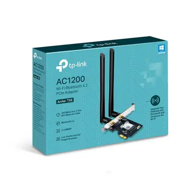 Omada Networks BY TP Link AC1200 Wi-Fi Bluetooth PCIE Adapter, image 3