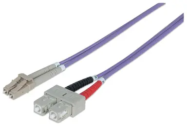 Intellinet 3M 10 ft LC/SC Multi Mode Fiber Cable, image 4
