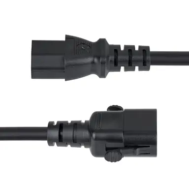 StarTech.com 6 ft Power Extension Cord W/Locking IEC 60320 C14 and C13 Connectors Helps Minimi, image 8