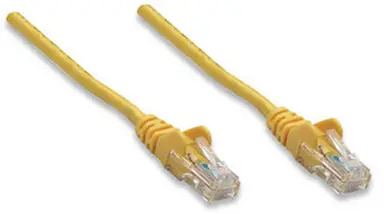 Intellinet 100 FT Yellow Cat5e Snagless Patch Cable, image 4