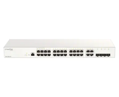 D-Link Systems Nuclias Business Cloud 28 Port Gigabit Switch with 4 RJ45/SFP Combo Ports