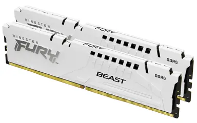 Kingston 32GB 5200MT/S DDR5 CL40 DIMM (Kit of 2) Fury Beast White XMP