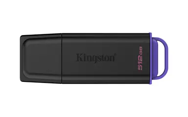 Kingston 512GB Portable USB 3.2 Gen 1 Datatraveler Exodia Black/Purple, image 2