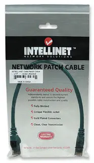 Intellinet Patch Cable Cat6 Green 0.5 ft Snagless Boot, image 7