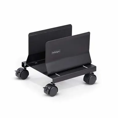 StarTech.com Computer Tower Cart, Rolling Mobile CPU Caddy on Wheels (Casters), Max Load 46.3, image 4