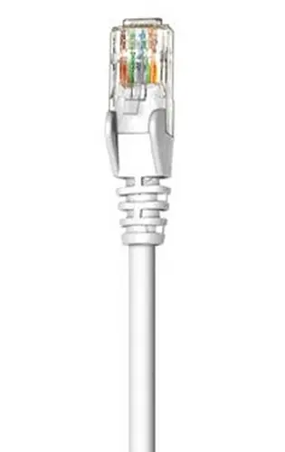 Intellinet 10 FT White Cat5e Snagless Patch Cable, image 4