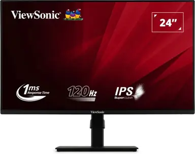 ViewSonic 24 in 1080P Ergonomic 120HZ Monitor with Variable Refresh Rate, HDMI and Vga., image 3