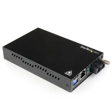 STARTECH.COM Convert And Extend A Gigabit Ethernet Connection up to 24.8 MILES/40 KM Over Sin