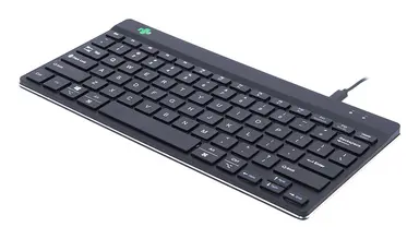 R-Go Ergonomic Keyboard, Compact, with Break Light, Qwerty (US), Black, Wired, image 6
