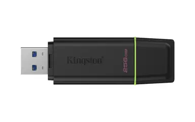 Kingston 256GB Portable USB 3.2 Gen 1 Datatraveler Exodia Black/Green, image 4