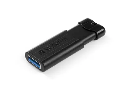 Verbatim Americas 256GB Pinstripe USB 3.2 Gen 1 Flash Drive - Black