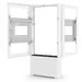 Chief Manufacturing 49 B2B Portrait Floor Kiosk White, image 5