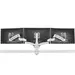 Chief Manufacturing KX Low-Profile Triple Monitor Arms Column Desk Mount White, image 5
