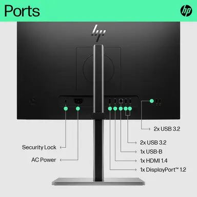 HP E22 G5 FHD Monitor - LED Backlight - Flat - 21.5 in - 1920 × 1080 - 21.5 in, image 6