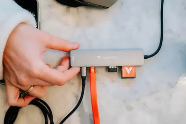 Verbatim Americas USB-C Essentials Multiport Hub - 7-Ports, image 7