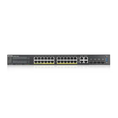 Zyxel Communications 24 Port Gigabit POE+ Managed Switch + 1YR Nebula Pro 375W Power BU, image 6