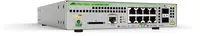 Allied Telesis L2+ Managed, 8 X 10/100/1000MBPS PoE+, 2 X SFP Uplink, 1 Fixed AC Power Supply US, image 3