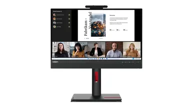 Lenovo Tio 22 Touch G5, 22 Inch FHD Touch Tio Monitor IPS, Tiny Slot, Webcam, Speakers