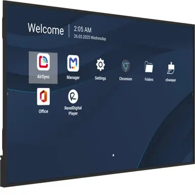 ViewSonic 75 in 4K Commercial Display, 500NITS, 5000:1, 8GB RAM/32GB Storage, Ops Slot, HDM, image 6