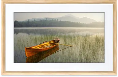 Netgear Meural Canvas II The Smart Art Frame with 27 IN. 19X29 Walnut Winslow Frame
