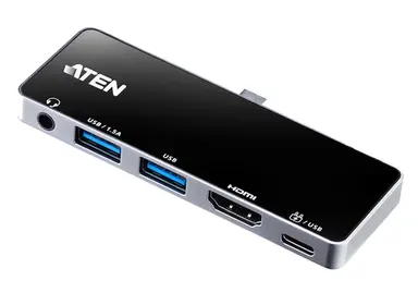 Aten USB-C Travel Dock with Power Pass-Through - 92W, image 4