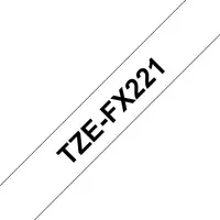 Brother International Corporat 0.35 in X 26.2 FT (9MM X 8M), Black Ink on White Flexible ID Label, image 3