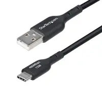 StarTech.com 1 ft (30CM) USB-a to USB-C Charging Cable, Charge & Sync, 3A, USB 2.0, Tpe Jacket, image 3