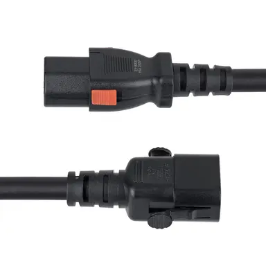 StarTech.com 10 ft Heavy Duty Power Extension Cord W/Locking IEC 60320 C14 and Locking C13, image 8