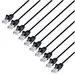 Intellinet Cat6 U/UTP Slim Network Patch Cable, 1.5 FT., Black, 10-Pack, image 5