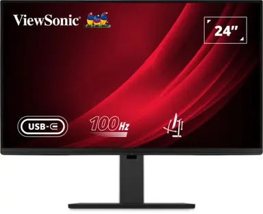 ViewSonic 24 in 1080P IPS Ergonomic Monitor, 65W USB-C, image 3