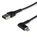 STARTECH.COM 2M (3 FT.) Angled Lightning to USB Cable- Apple Mfi Certified - Black, image 5