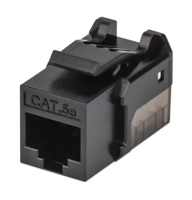 Intellinet Fastpunch Cat5e Keystone Jack UTP, Black