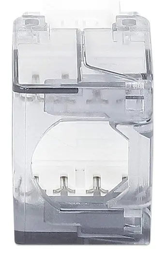 Intellinet Cat6 Toolless Keystone Jack with LED, Transparent, 25-Pack, image 7