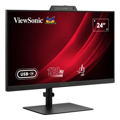 ViewSonic 24 in 1080P Video Conferencing Monitor with Windows Hello Certified IR 5MP Webcam, image 6