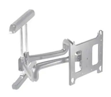 Chief Manufacturing Universal Flat Panel Dual Swing Arm Wall Mount - Sliver - 42-71IN Displays, image 4