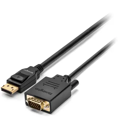 Kensington Computer Displayport 1.2 (M) to VGA (M) Passive Unidirectional Cable 6FT