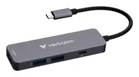 Verbatim Americas USB-C Essentials Multiport Hub - 4-Ports, image 3