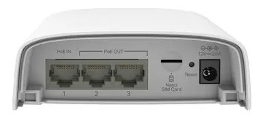 Omada Networks BY TP Link Omada 4G+ AX3000 GATEWAY. PORTS: 3X Gig WAN/LAN 1X Nano SIM. SPEC: 1X POE IN 2, image 8