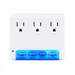 Cyberpower Systems (USA) 4 USB 3.4A Ports Night Light 1-YEAR Warranty, image 4