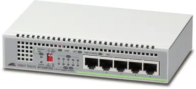 Allied Telesis 5-PORT 10/100/1000T Unmanaged Switch with Internal Psu