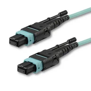 STARTECH.COM 10M (33FT) MTP(F)/PC to MTP(F)/PC OM3 Fiber CABLE; 40 GBPS; 50/125UM CORE; Bandw