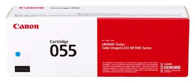 Canon Laser Canon 055 Cyan Standard Yield Toner Cartridge - for Use with LBP664CDW, MF741CDW