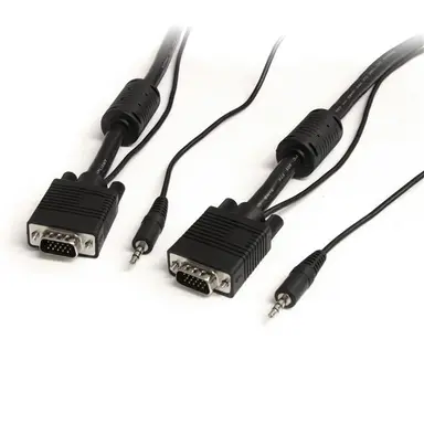 StarTech.com Make VGA Video and Audio Connections Using a Single, High Quality Cable - 15 ft V